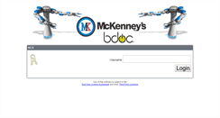 Desktop Screenshot of bdoc.mckenneys.com